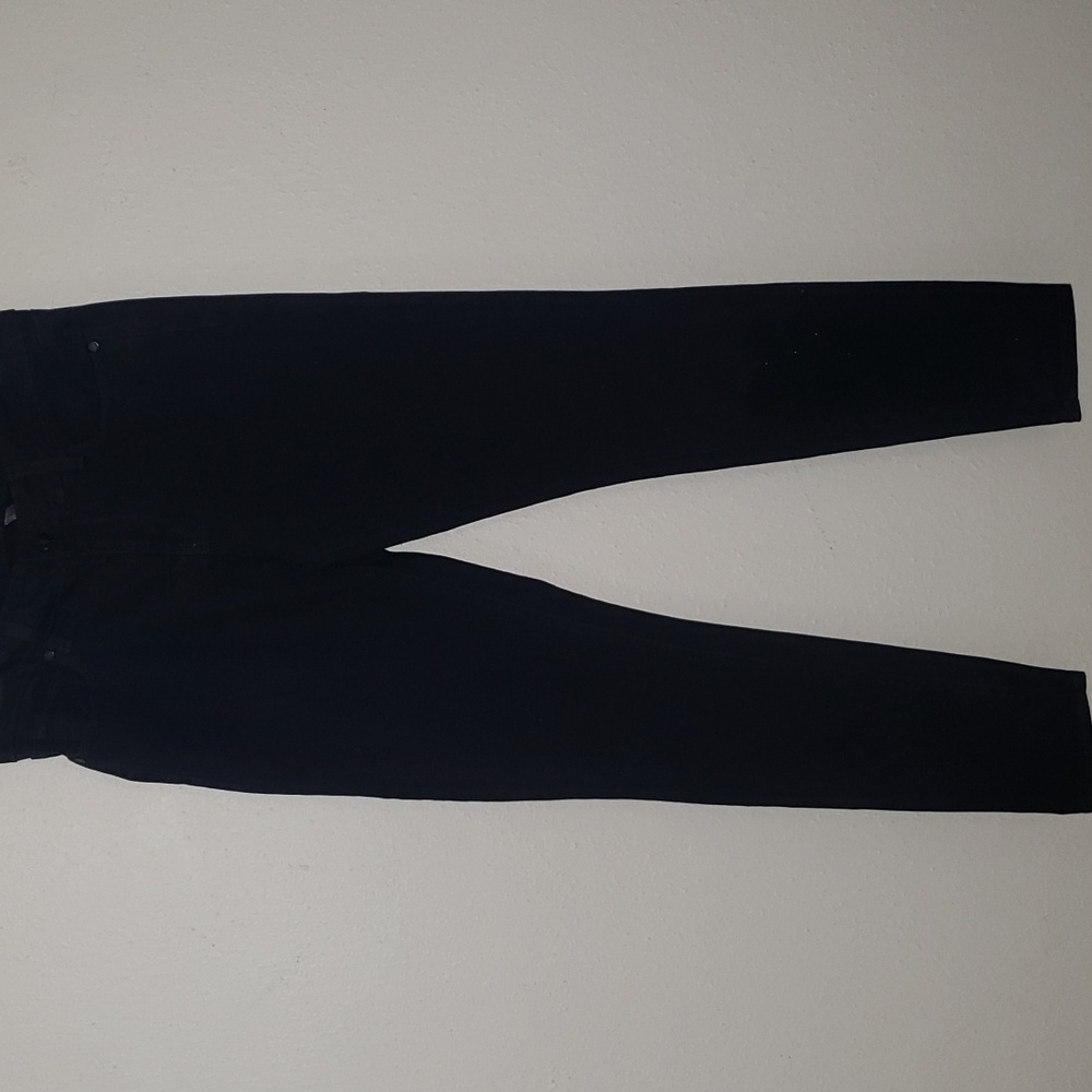 Paige vertigo jegging - dark navy blue wax finish